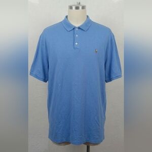 Men's Polo Ralph Lauren Blue Classic Fit Polo Shirt XXL Pony Logo